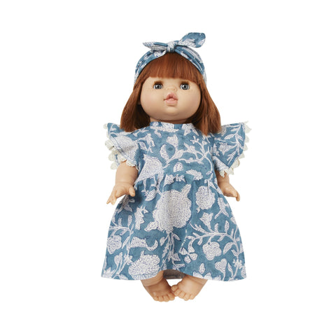 Tupia Blue Amicia Doll Dress - Bonheur du Jour Paris