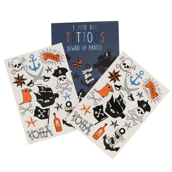 Beware of the Pirates Temporary Tattoos - Rex London