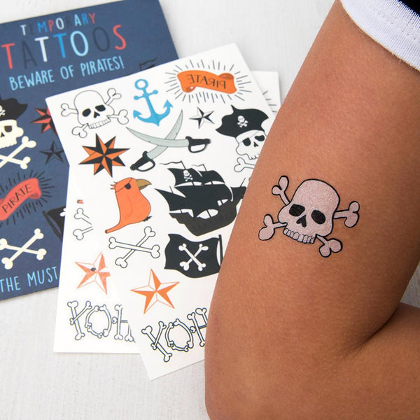 Beware of the Pirates Temporary Tattoos - Rex London