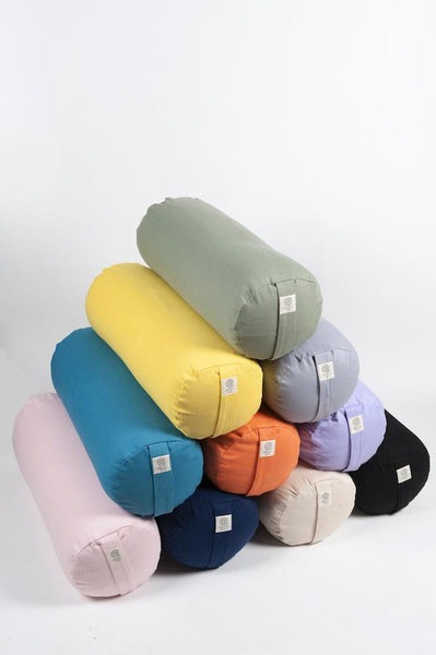 Organic Cotton Buckwheat Yoga Bolster - Ekotex Yoga
