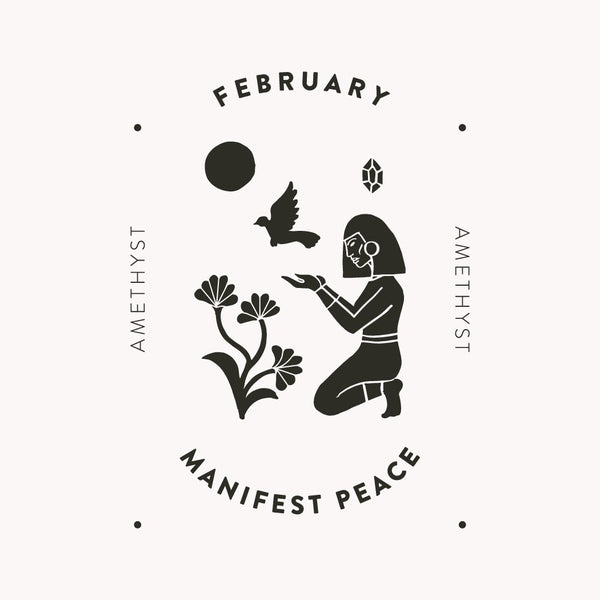 February Fine Cord Birthstone Necklace, Mint Green Amethyst - Wanderlust Life