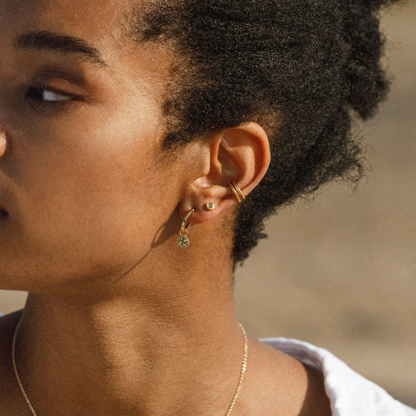 August Peridot Birthstone Stud Earrings - Wanderlust Life