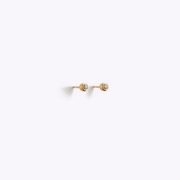 March Aquamarine Birthstone Stud Earrings - Wanderlust Life