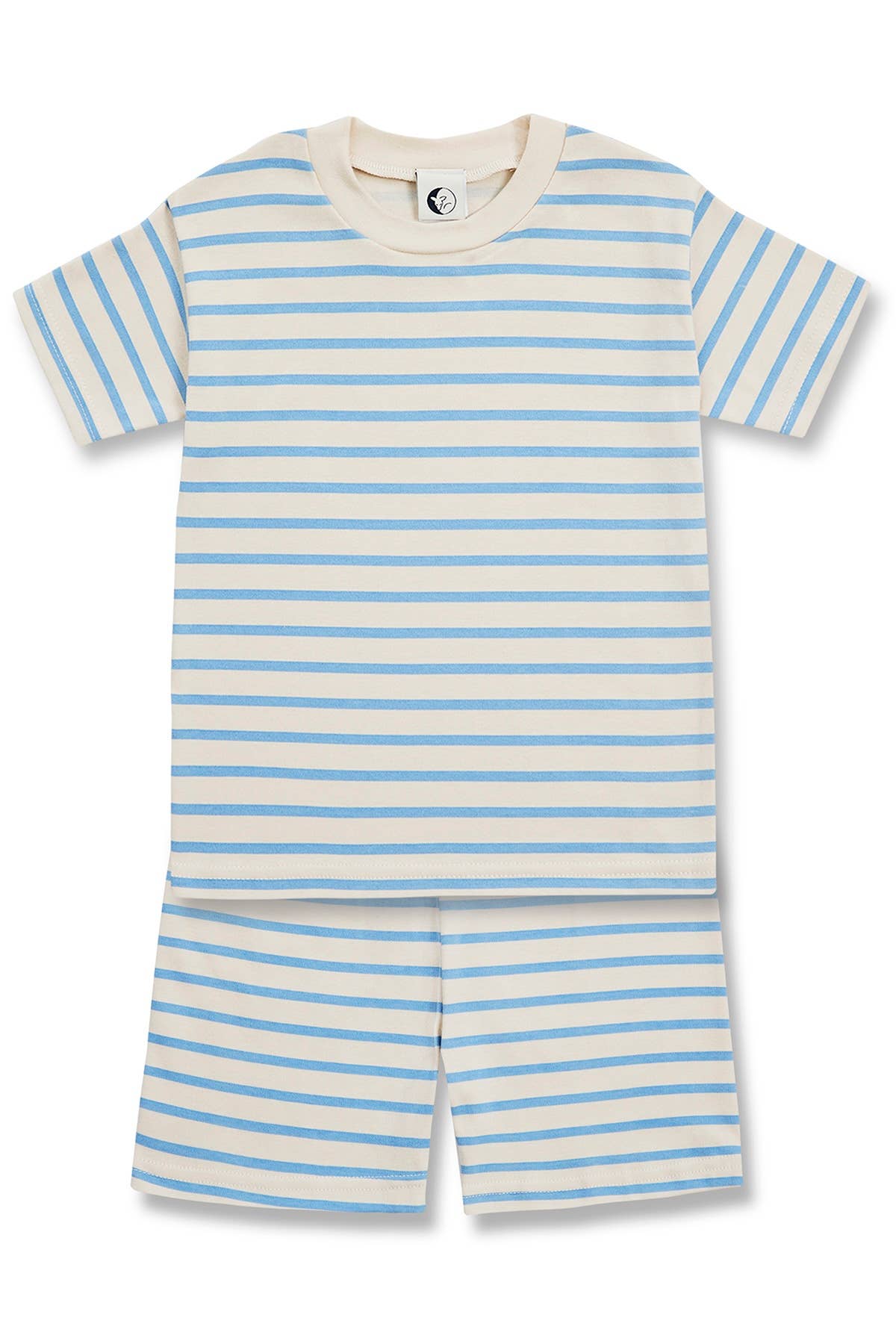 Cornflower Stripe - Kids Shortie Set - Sleepy Doe