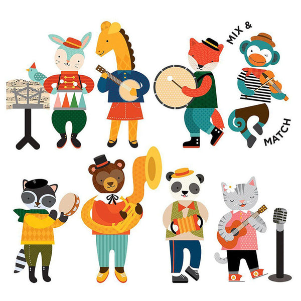 Animal Band On-the-Go Magnetic Play Set - Petit Collage