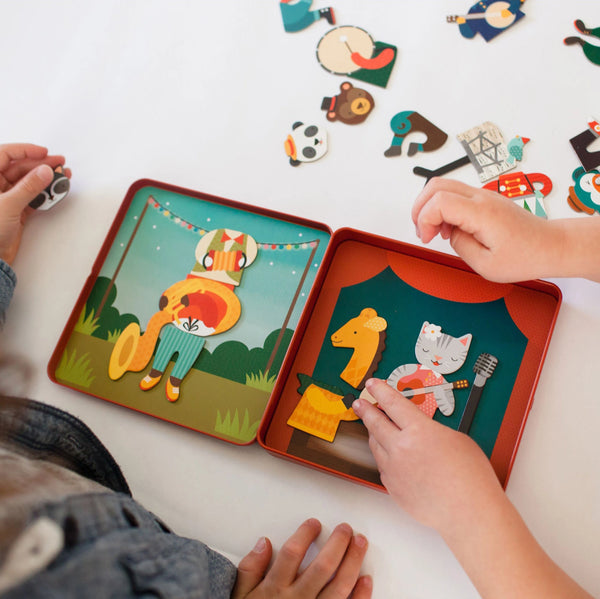 Animal Band On-the-Go Magnetic Play Set - Petit Collage