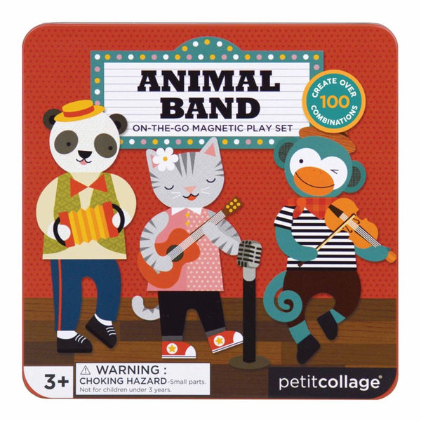 Animal Band On-the-Go Magnetic Play Set - Petit Collage