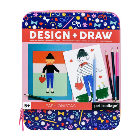 Design + Draw Fashionistas - Petit Collage