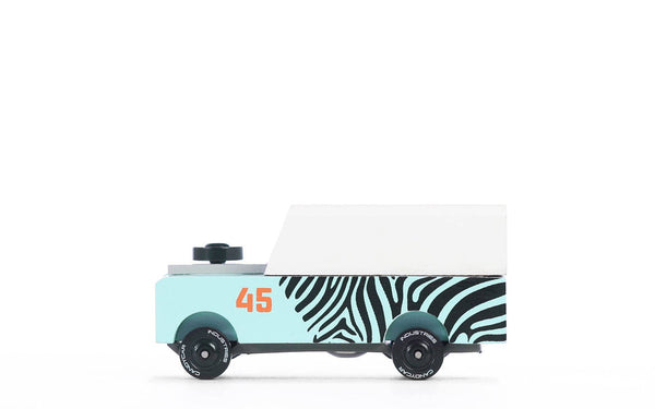 Wooden Mini Zebra Drifter - Candylab Cars