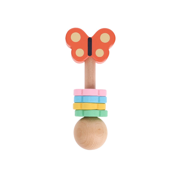 Butterfly Wooden Shaker - Petit Collage