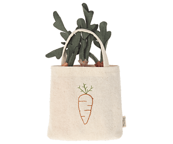 Carrots in Shopping Bag, Mini - Maileg