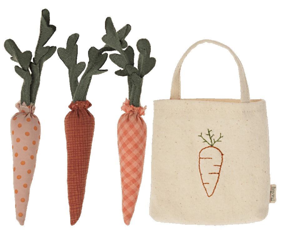 Carrots in Shopping Bag, Mini - Maileg