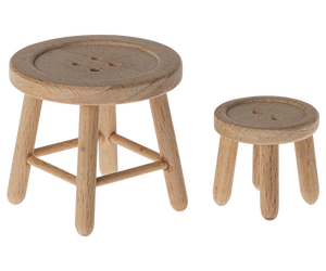 Table and Stool Set, Mouse - Maileg