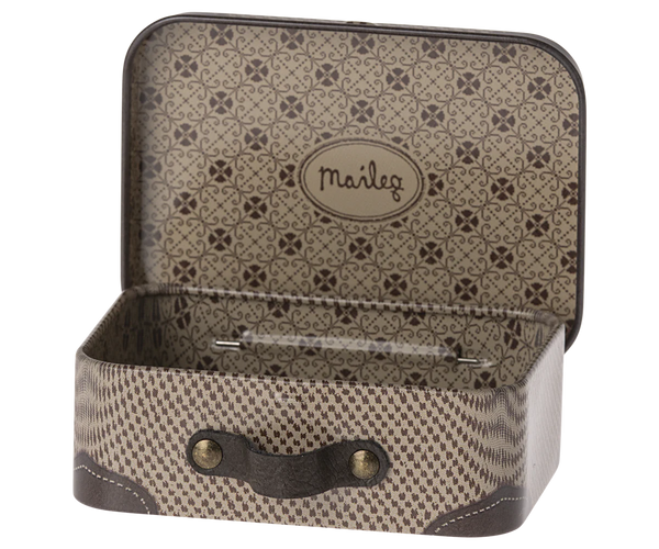 Micro Off White Metal Suitcase - Maileg