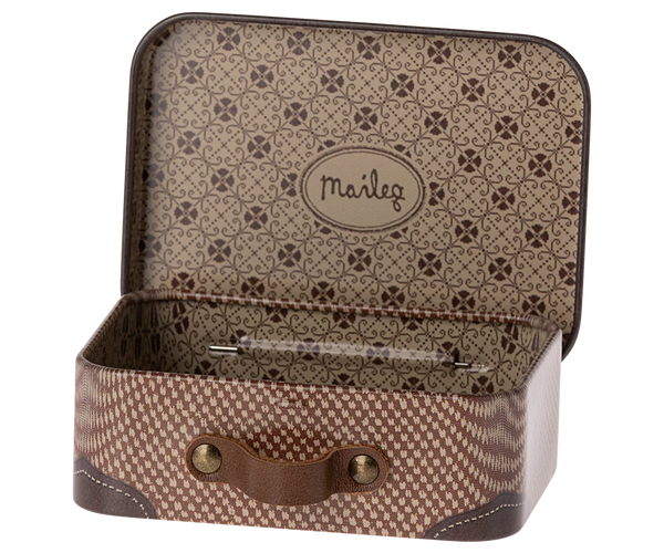 Micro Brown Metal Suitcase - Maileg