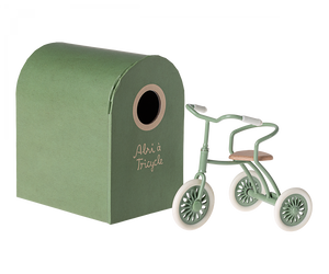 Green Tricycle and Shed, Mouse - Maileg