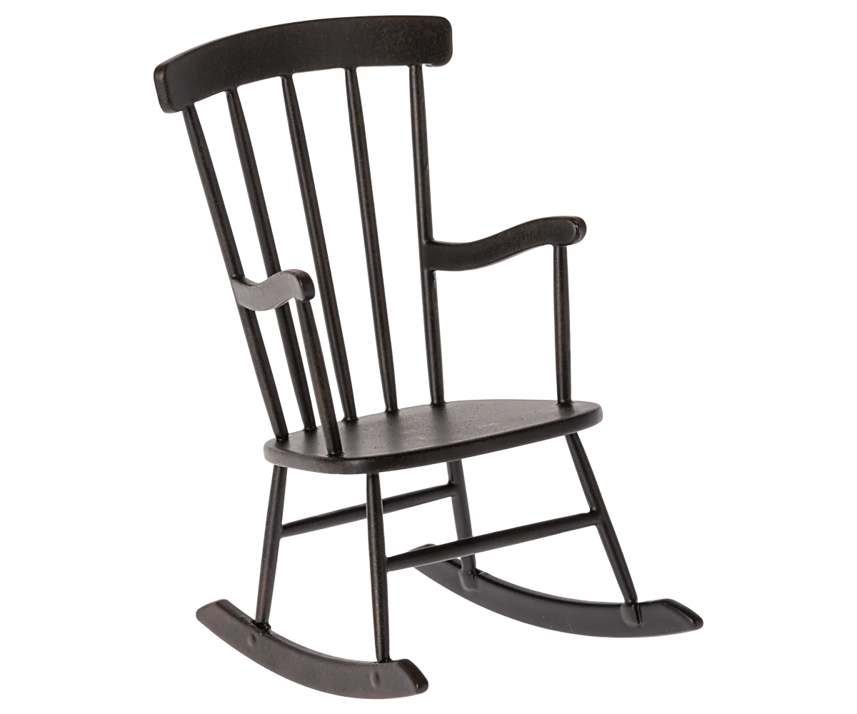 Anthracite Rocking Chair, Mini - Maileg