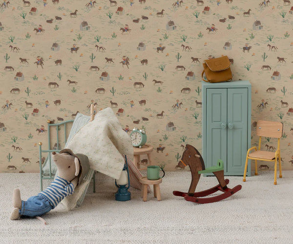Dark Brown Rocking Horse, Mouse - Maileg