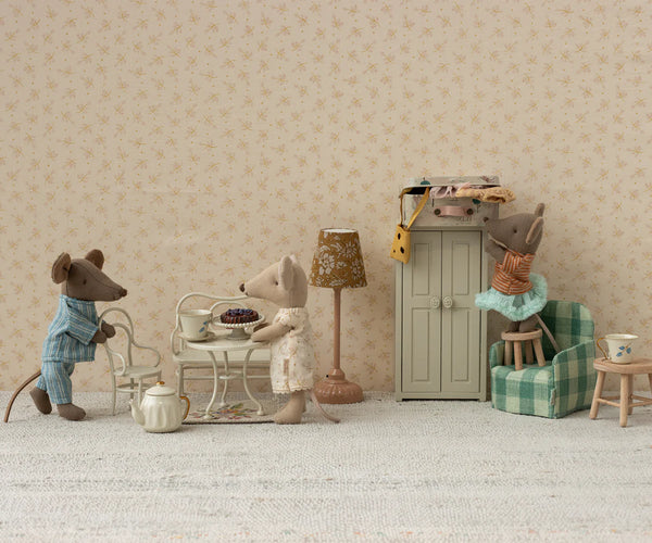 Small Café Set, Off White, Mouse - Maileg