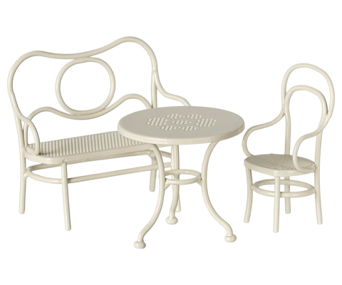 Small Café Set, Off White, Mouse - Maileg
