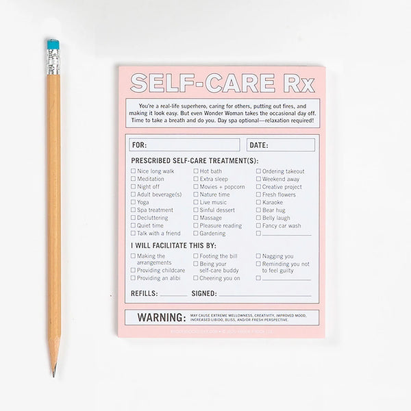 Knock Knock Self-Care Rx Nifty Note