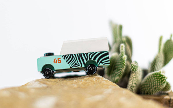 Wooden Mini Zebra Drifter - Candylab Cars