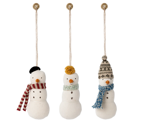 Snowman Fabric Ornament - Maileg