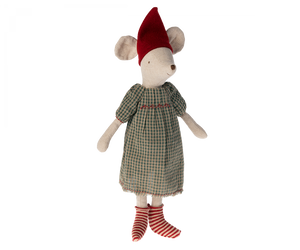 Girl Christmas Mouse, Medium - Maileg