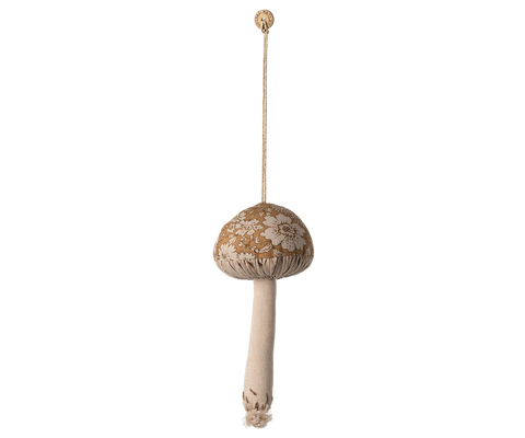 Ochre Blossom Mushroom Ornament - Maileg