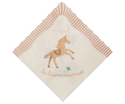 Unicorn Happy birthday Napkin - Maileg