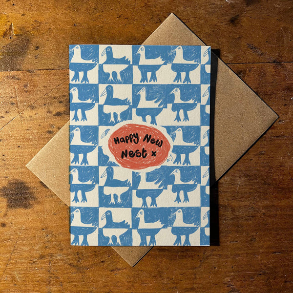 Happy New Nest A6 Greeting Card - Rebecca Joy Ltd