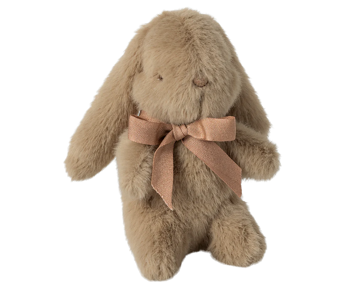 Mini Dusty Brown Bunny Plush - Maileg