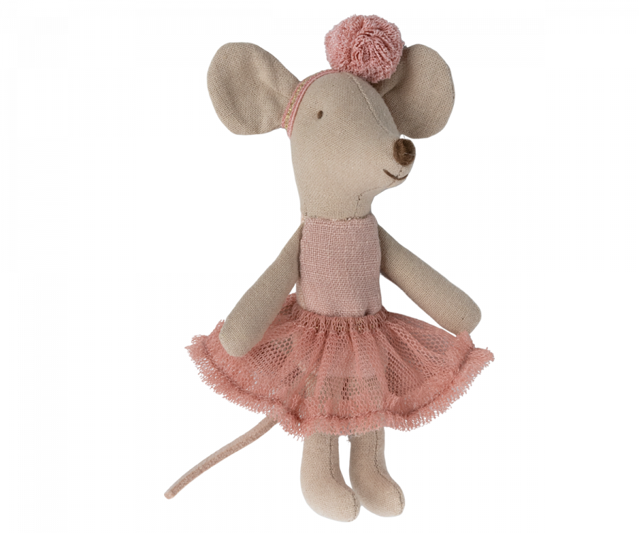 Rose Ballerina Mouse, Little Sister - Maileg