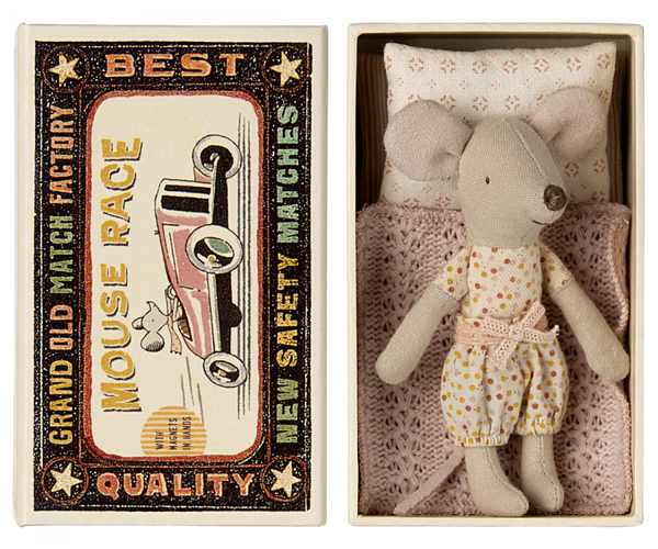 Little Sister Mouse in Matchbox - Maileg