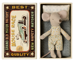 Little Brother Mouse in Matchbox - Maileg