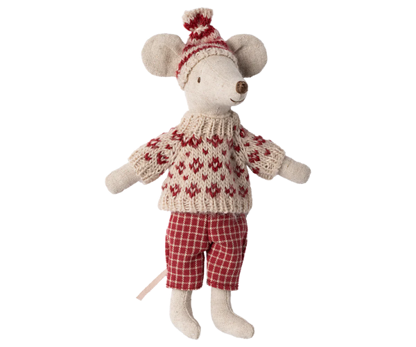 Mum Winter Mouse with Ski Set - Maileg