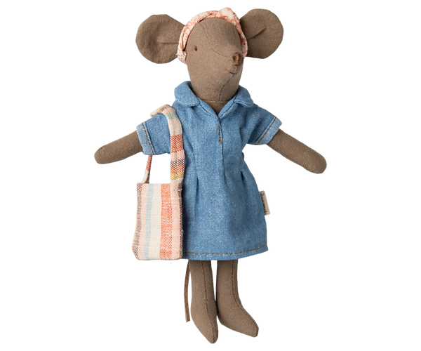 Mum, Denim Dress and Bag for Mouse - Maileg