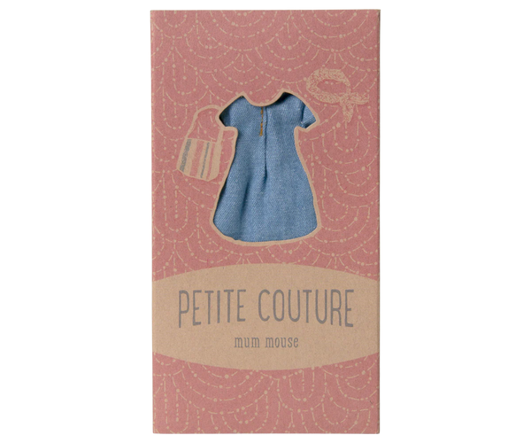 Mum, Denim Dress and Bag for Mouse - Maileg