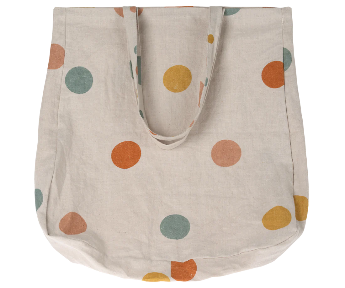 Multi Dots Large Tote Bag - Maileg