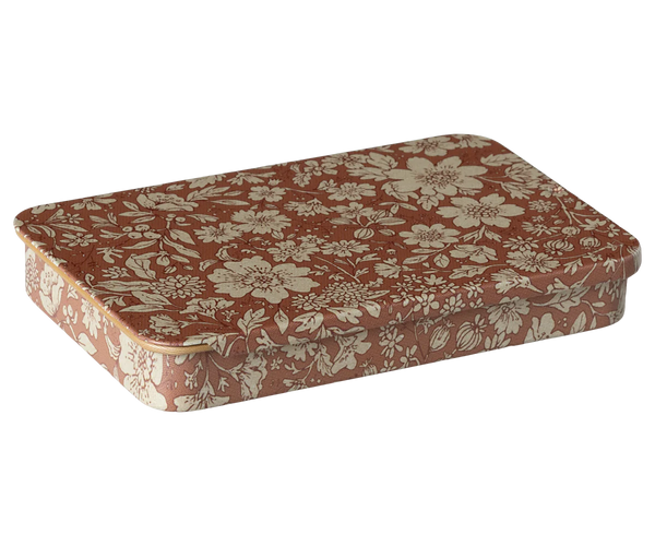 Heather Blossom Metal Box with Sliding Lid - Maileg