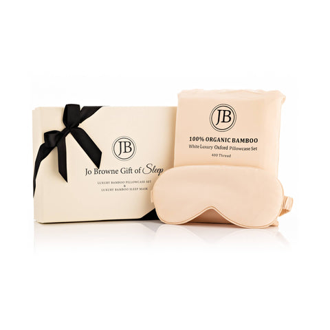 The Gift of Sleep - Bamboo Eye Mask and Pillowcase Set - Jo Browne