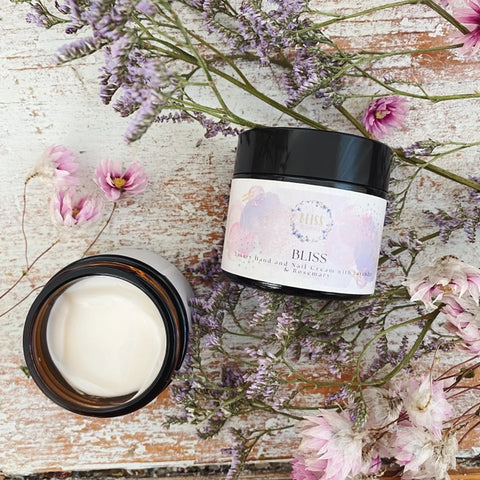 Bliss Cream - Luxury Hand and Nail Cream with Lavender and Rosemary - Bliss Botanicals