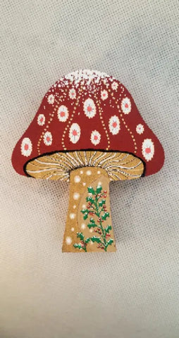 Mini Mushroom Wooden Art - All Beautiful Things