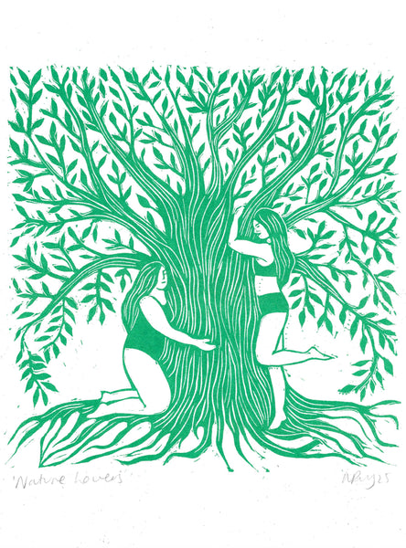 Nature Lovers Riso Print - Prints by the Bay