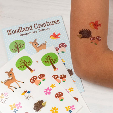 Woodland Creatures Temporary Tattoos - Rex London