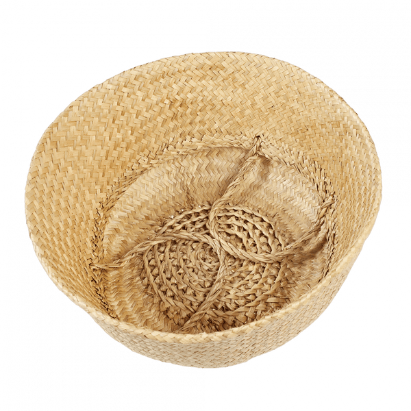 Natural Medium Seagrass Belly Basket - Rex London