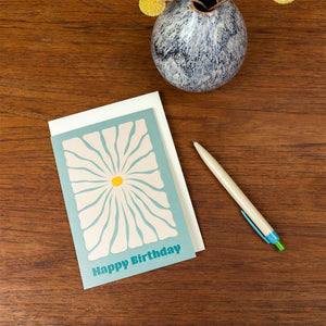 Flower Power Birthday Card - Rex London