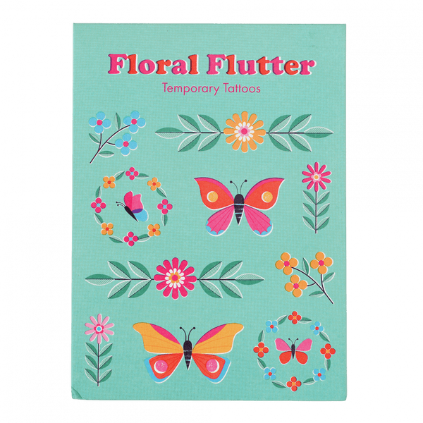 Floral Flutter Temporary Tattoos - Rex London