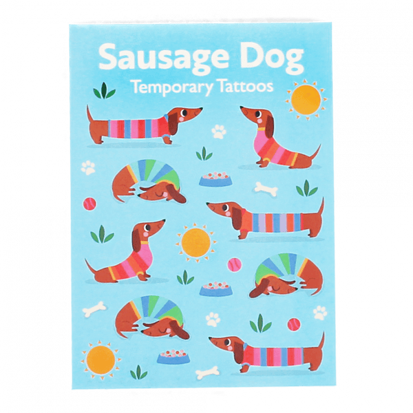 Sausage Dog Temporary Tattoos - Rex London