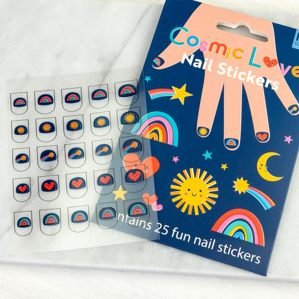 Cosmic Love Nail Stickers (pack Of 25) - Rex London